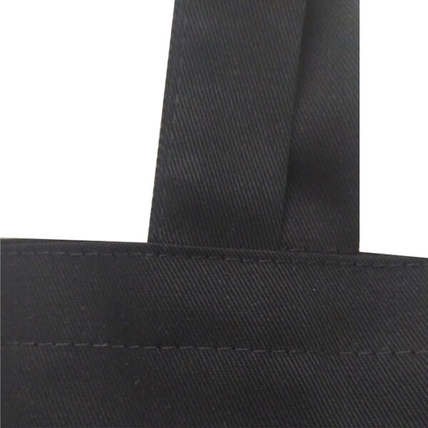 Bolsa de gabardina negra - Imagen 2