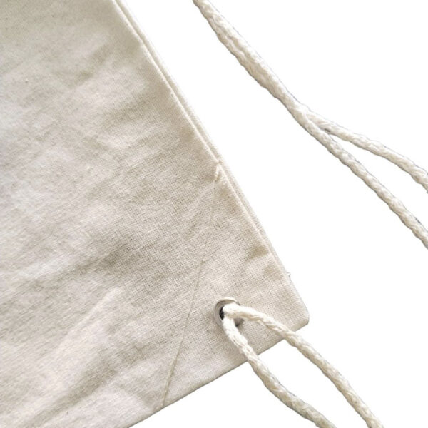 Mochila de lienzo con ojalillos metalicos - Imagen 2
