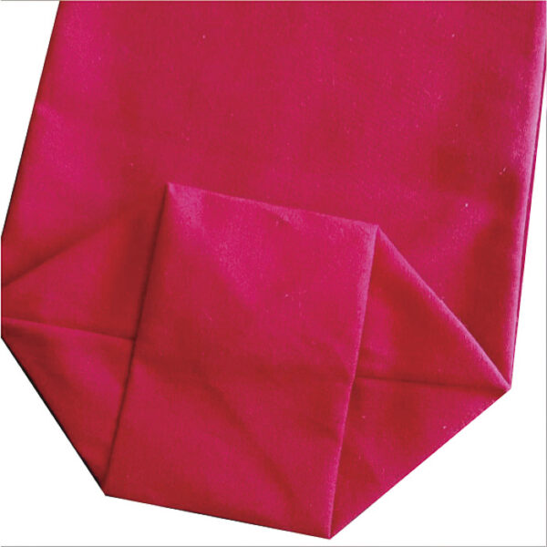 Bolsa de lienzo de algodon para vino color rojo con asas cortas - Imagen 3